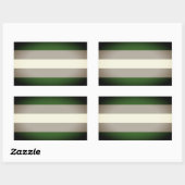 グレイロマンチックプライド 長方形シール (シート)