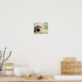 グレインサイロバイティファニーボーラープリント ポスター (キッチン)