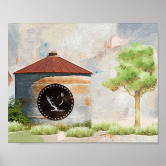 グレインサイロバイティファニーボーラープリント ポスター (正面)