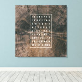 グレイン#5(24x24) キャンバスプリント (インサイチュ (ウッドフロア))