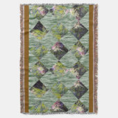 グレイヴィリア:自然のダイヤモンド模様を受け入れ スローブランケット (正面縦)