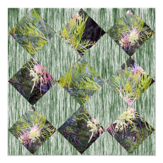 グレイヴィリア:自然のダイヤモンド模様を受け入れ フォトプリント (正面)