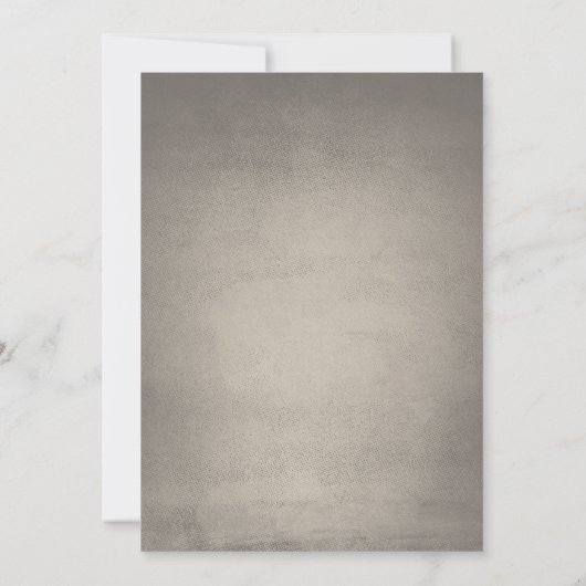 グレイヴィンテージスタイルクリスマスパーティの招待状 招待状 (裏面)