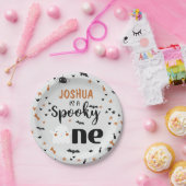 グレイ不気味ワンハロウィーン1日の誕生日 ペーパープレート (パーティー)