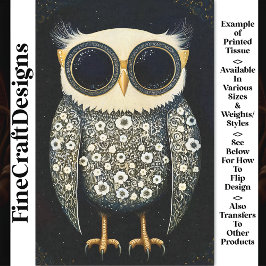 グレイ予測できなウィムシおもしろいー&フクロウBU8デクページ 薄葉紙