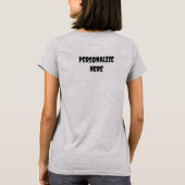 グレイ人気があるー猫のユタ得イドハロウィンTシャツ Tシャツ (裏面)