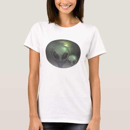 グレイ型宇宙人 Tシャツ (正面)