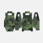 グレイ暗緑色カモフラージュno.14プリント フェイバーボックス (折り畳みなし)