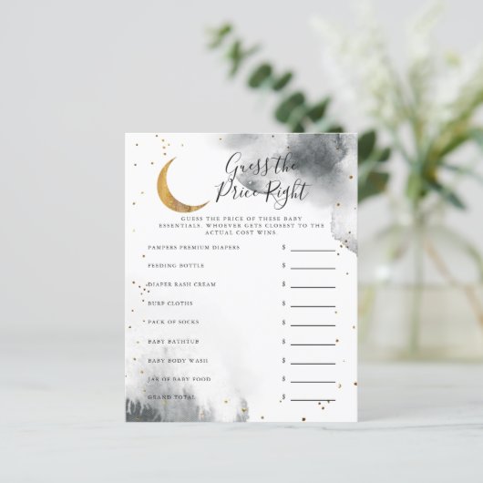 グレイ月は価格を推測する右ベビーシャワーゲーム (スタンド正面)