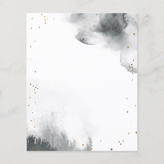 グレイ月は価格を推測する右ベビーシャワーゲーム (裏面)