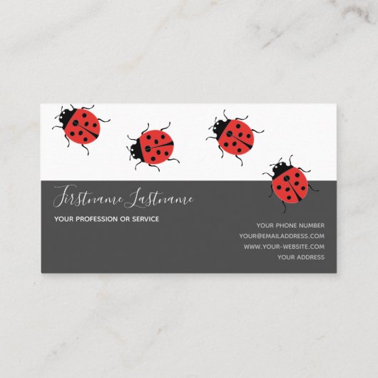 グレイ点々のあるクエレガント長方形b 名刺 (裏面)