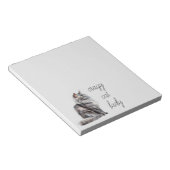 グレイ猫 ノートパッド (アングル)