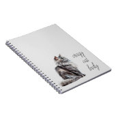 グレイ猫 ノートブック (右側)