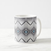 グレイ白黒マグ コーヒーマグカップ (正面右)