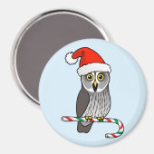 グレイ素晴らしアウルサンタ マグネット (正面/裏面)