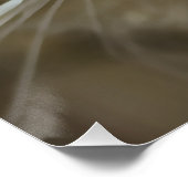 グレイ素晴らしキャットペット芸術的ポートレート ポスター (コーナー)