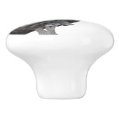 グレイ素晴らしフクロウ セラミックノブ (側面)