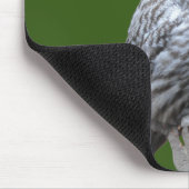 グレイ素晴らしフクロウ マウスパッド (コーナー)