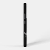 グレイ素晴らしフクロウ SAMSUNG GALAXYケース (右側面)