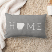 グレイ素朴アーカンサスホーム州装飾用クッション ランバークッション (ブランケット)