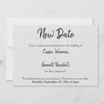 グレイ結婚カードの黒番「New Date」