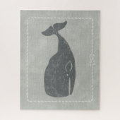 グレイ航海のクジラ ジグソーパズル (縦)