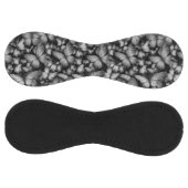 グレイ蝶プリント ソフトボール (パネル)