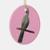 グレイ遠くにゴ鉛筆スケッチ セラミックオーナメント (右)