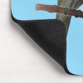 グレイ遠くにゴ鉛筆スケッチ マウスパッド (コーナー)