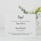 グレイ「おっと！」 延期結婚の発表 招待状 (スタンド正面)