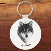 グレイ・ウルフ感動的 キーホルダー (正面)