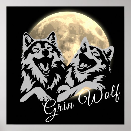 グレイ・ウルフ「Grin Wolf」ポスター ポスター (正面)