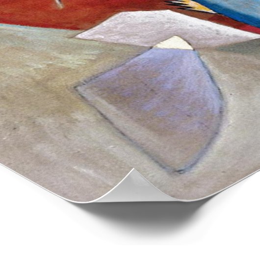 グレイ・カンディンスキーのモダン抽象芸術・アートワーク ポスター (角)