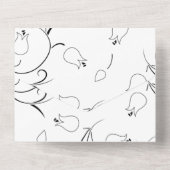 グレイ・グース オールインワン招待状 (裏面)