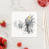 グレイ・コッカティエル スタンダードカクテルナプキン (インサイチュ)