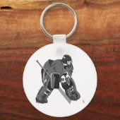 グレイ・ゴアリー・ホッケー キーホルダー (正面)