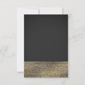 グレイ＆ゴールド モダングラム シークインズ chic テーブルナンバー (裏面)