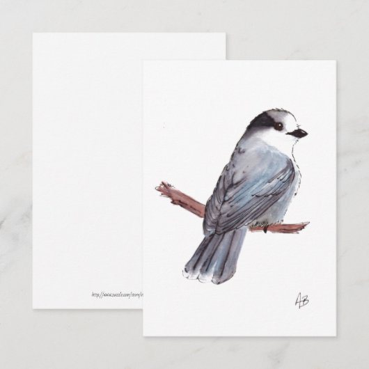 グレイ・ジェイ サンキューカード (正面/裏面)