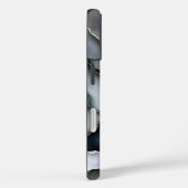 グレイ スレートと小石 Case-Mate iPhoneケース (裏面 / 右)