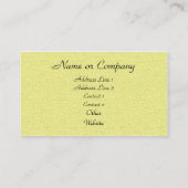 グレイ・タフェタ・ガウンを着た女性 名刺 (裏面)