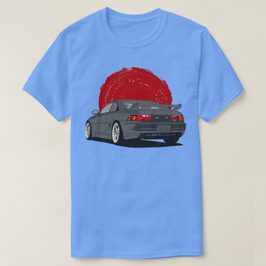 グレイ・トヨタmr2 sw20 tシャツ (デザイン正面)