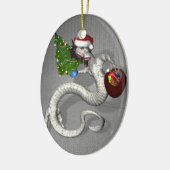 グレイ・ドラゴン セラミックオーナメント (左)