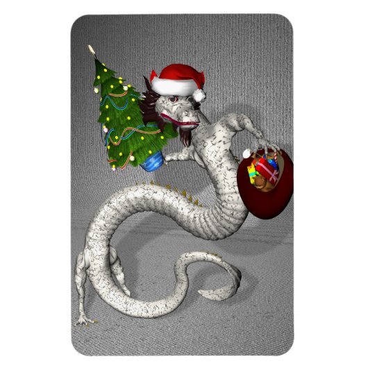 グレイ・ドラゴン マグネット (縦)