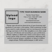 グレイ・フライヤーのビジネス製品またはサービス チラシ (正面)