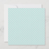 グレイ&ブルーママ&ベビーエレファントシャワー 招待状 (裏面)