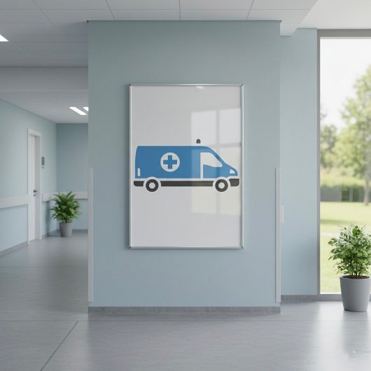 グレイ・ブルー救急車ポスター ポスター