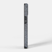 グレイ・マーブル iPhoneケース (右側面)