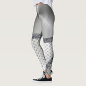 グレイ レギンス (左)