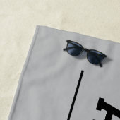 グレイ 個人名入り卒業生 名前 卒業祝い ビーチタオル (インサイチュ)