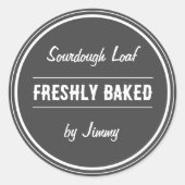 グレイ |新し焼いたい ラウンドシール (正面)